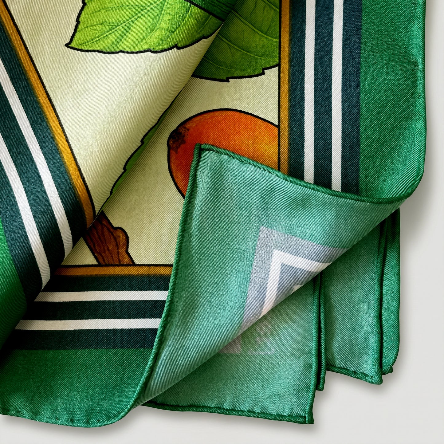 The Rose-Ringed Parakeet Silk Scarf